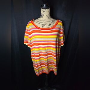 Colorful Striped Top